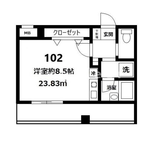 テック西ヶ原の間取り