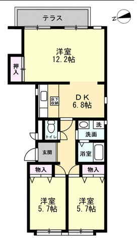 【間取り】 | 豊中岡町シティハウス
