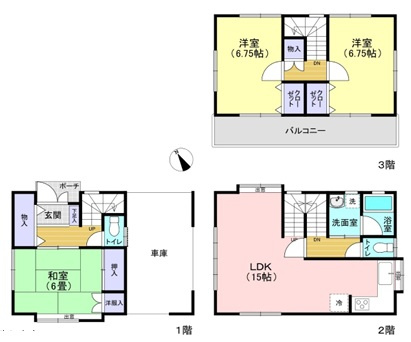 【間取り】 | 中古戸建／ふじみ野市上福岡１丁目