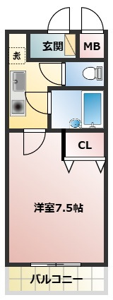 【間取り】 | ソレイユ畷