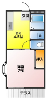 【間取り】 | コーポ山吹