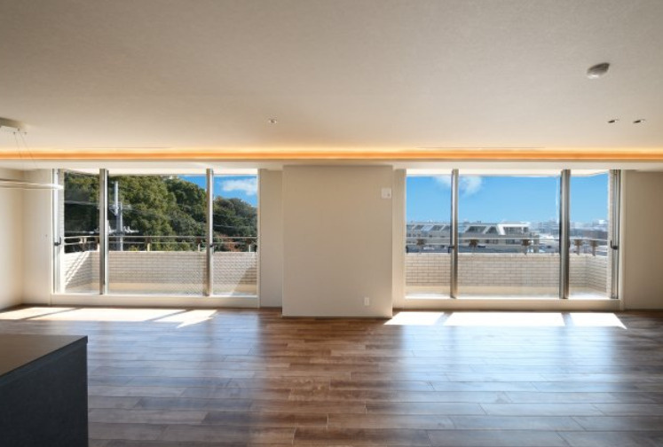 芦屋親王塚パークマンションの居間・リビング