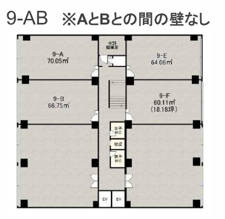 アクセス谷町ビルの間取り