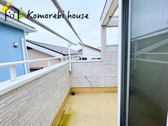 さいたま市見沼区島町　中古戸建のバルコニー|陽当たり良好なバルコニーです