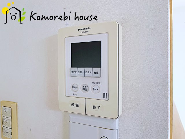 さいたま市見沼区島町　中古戸建の防犯設備|モニター付きインターホンです。
