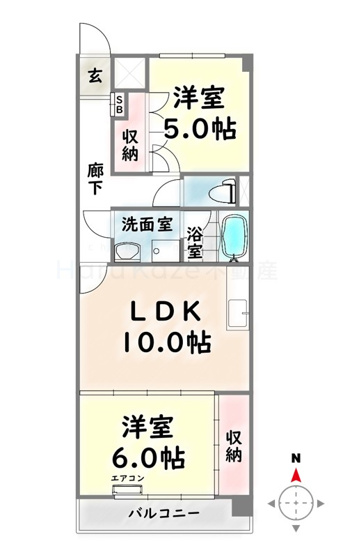 【間取り】 | レジデンス野並【名古屋市賃貸・エレベーター付】