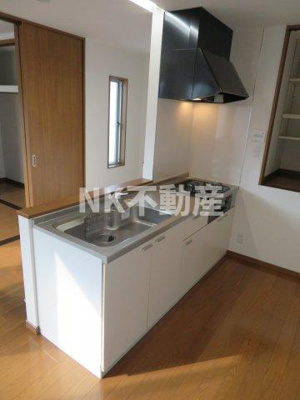 【キッチン】 | ユニキューブ上小阪（長瀬賃貸） | キッチンでお料理をお楽しみください