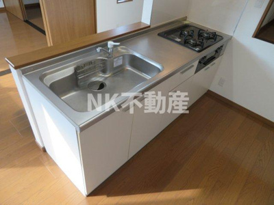 【キッチン】 | ユニキューブ上小阪（長瀬賃貸） | コンパクトなキッチンで掃除もラクラク
