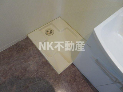 【設備】 | ユニキューブ上小阪（長瀬賃貸） | 室内洗濯機置場です