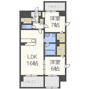 【間取り】 | ラ・シルフィード博多駅南