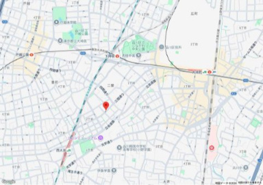 國井邸の地図