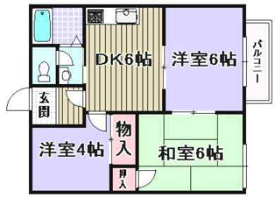 RICHチェリーハイツの間取り