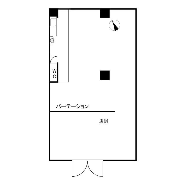 アスティム店舗の間取り
