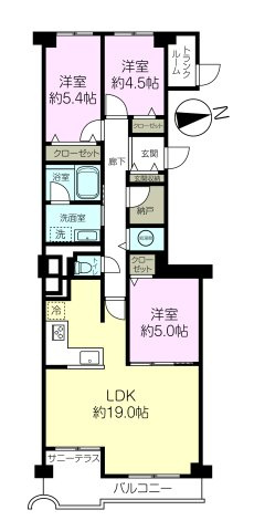 マンハイム芦屋の間取り