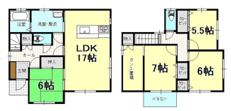 【間取り】 | 戸建　東山町