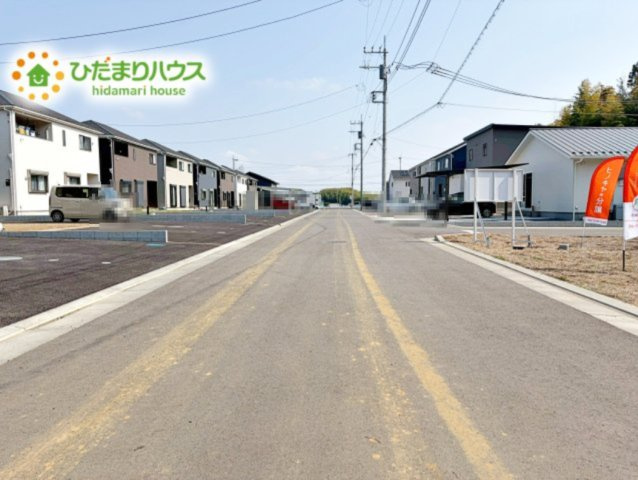 【前面道路含む現地写真】 | 水戸市河和田町第3　新築戸建　21号棟 | 閑静な住宅地なので、静かな環境で暮らしやすいですね。