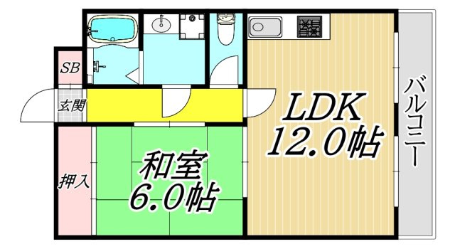 エンゼルコ宮前の間取り