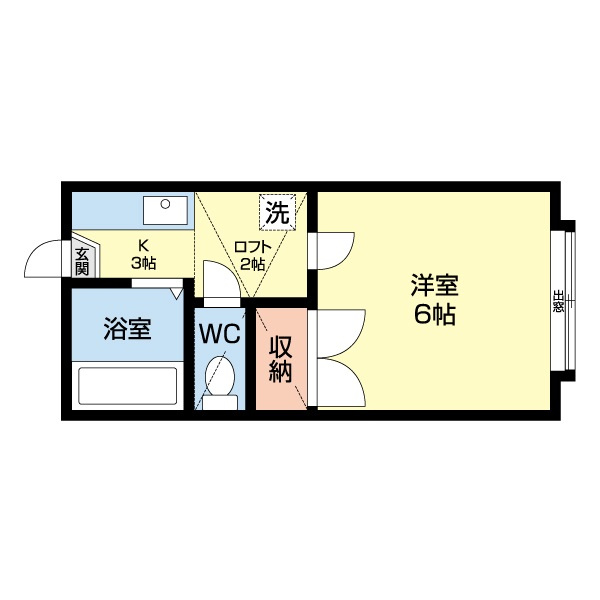 トピア仁井田の間取り