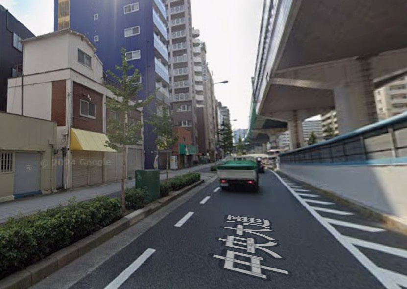 東成区中本　ロードサイド土地の前面道路含む現地写真