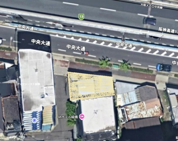 東成区中本　ロードサイド土地の周辺