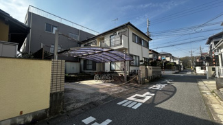 【前面道路含む現地写真】 | 千葉市花見川区長作台二丁目　土地　京成本線『実籾』駅 | 角地に付き、開放的です！