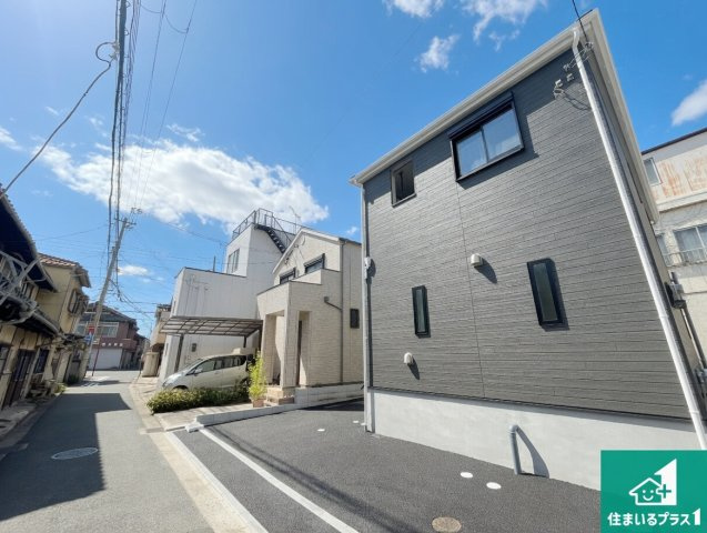 加古川市加古川町本町　第1期　新築一戸建ての外観|安心の10年保証！外観を美しく保ち、雨水で汚れを落とします！気になることがありましたら、お気軽にお問い合わせください！
