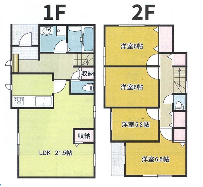 三郷市　彦倉1丁目　中古戸建のその他|間取図です