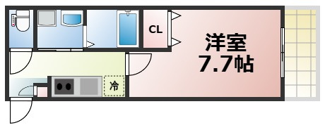 【間取り】 | KTIレジデンス小路　仲介手数料無料