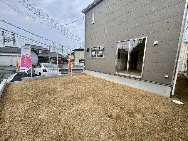 阪南市箱作第２　1号棟の庭|家庭菜園や子供の遊び場にぢうぞ