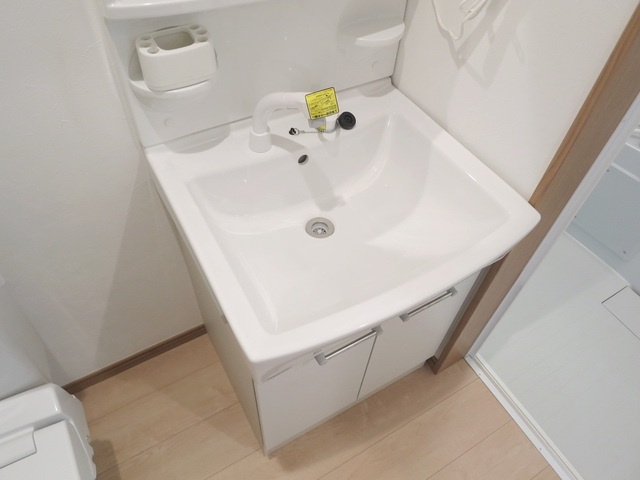 ル・ブランローズ小岩の洗面所|シャワー付きの洗面台完備♪身だしなみもバッチリ♪