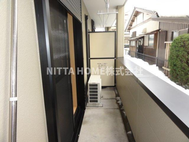 サン ・ ブライトのバルコニー|南向きバルコニーで日当たりＧＯＯＤ♪
