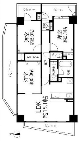 ダイアパレス東陽町の間取り