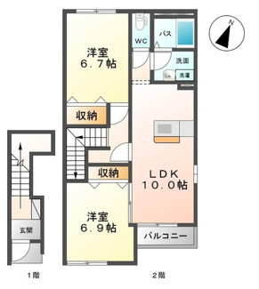 【間取り】 | シャルマンフルール