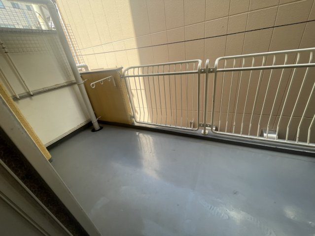 六甲道レクランのバルコニー