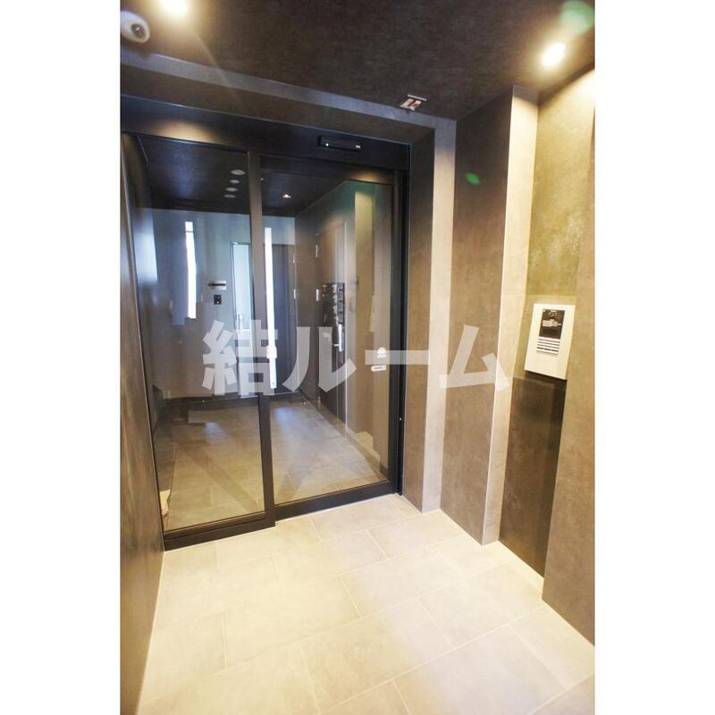 板橋区常盤台３丁目の賃貸マンションのエントランス