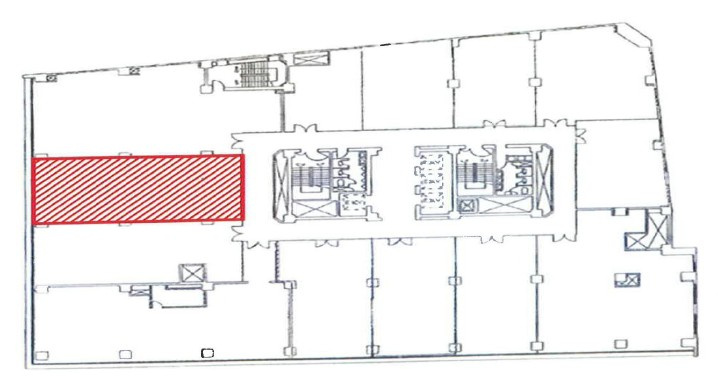 三共梅田ビルの区画図