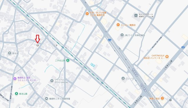 【地図】 | 加古郡播磨町二子25-1期（全3棟）3号棟