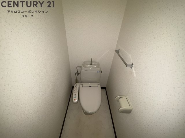 ゆったり落ち着けるトイレです！