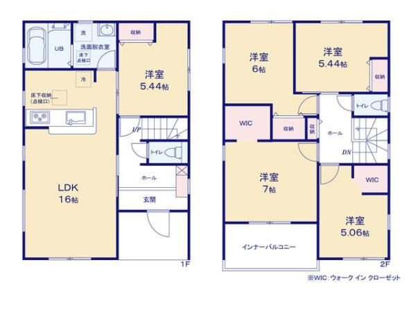 半田市宮本町6丁目　3号棟の間取り