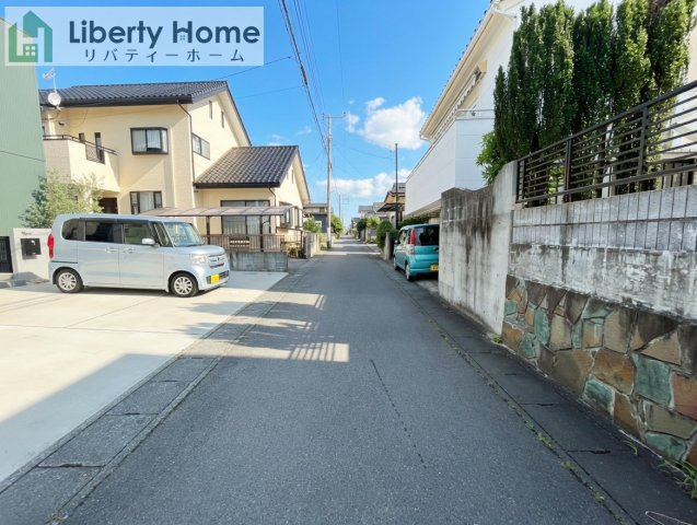 水戸市堀町第23　新築戸建の前面道路含む現地写真