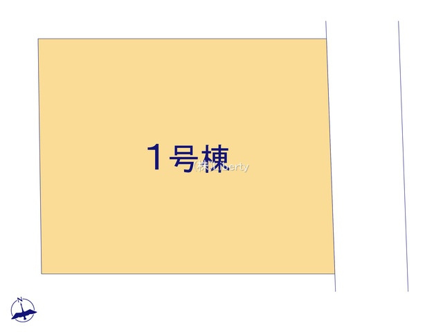 水戸堀町23　新築戸建の区画図