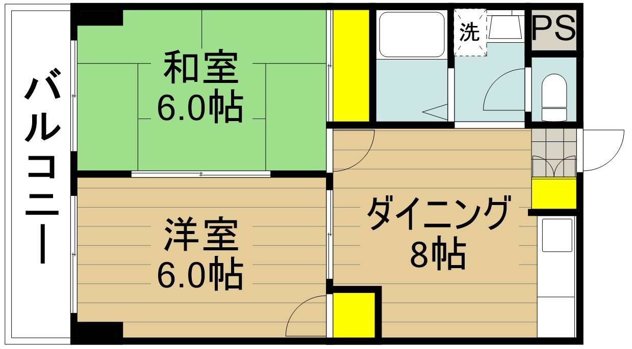 MTハイツ1stの間取り