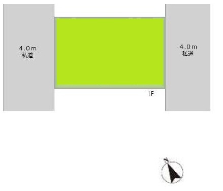 荒川区町屋７丁目　中古戸建の区画図