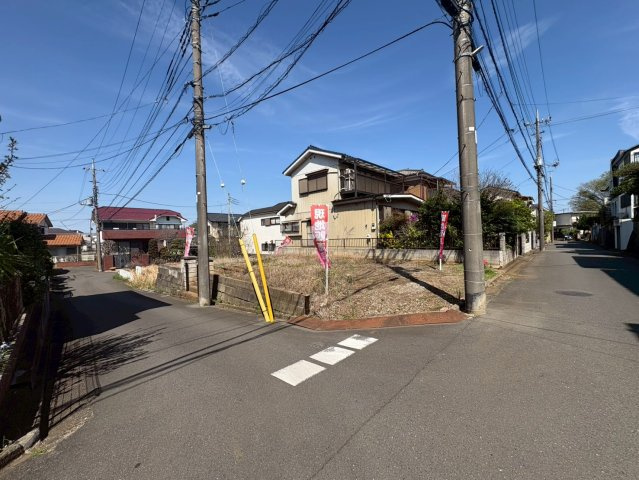 狭山市青柳　建築条件付売地　西武新宿線『新狭山駅』徒歩17分　【堀兼小学区】の前面道路含む現地写真