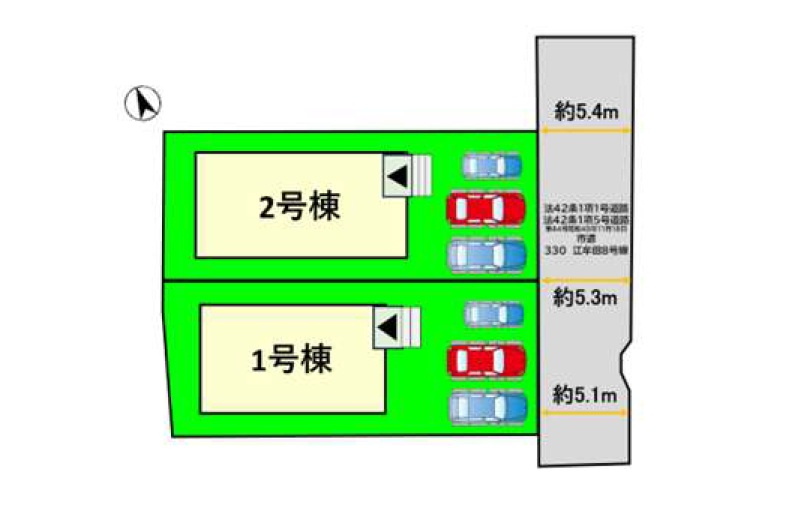 太宰府市梅ケ丘1丁目第2-2棟（1号棟）の間取り