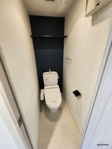 S-RESIDENCE南堀江　仲介手数料無料のトイレ