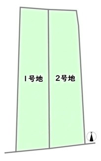 【区画図】 | 右京区西京極東衣手町　建築条件付 | 《区画図》
