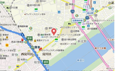 【地図】 | ソルテラスOSAKA塚本