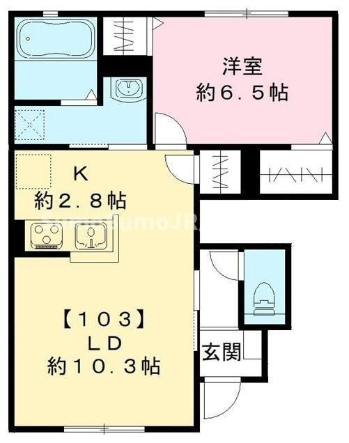 レジデンスUTの間取り