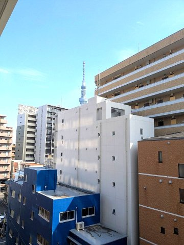 PROUD FLAT浅草トレサージュの設備|6F、南向き、上層階はスカイツリー見えます